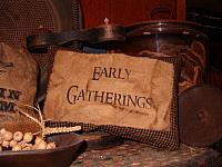 Early gatherings pillow tuck