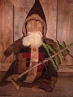 Large Quilted Santa doll