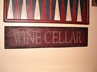 Wine Cellar sign