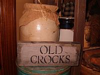 Olde crocks shelf sitter