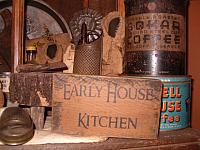 Early house kitchen shelf sitter