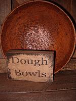 Dough bowls shelf sitter