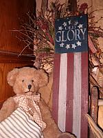 Vertical Olde Glory sign
