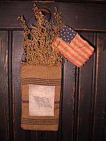 small heirloom constitution flag sack