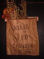 Shaker seeds pocket hanger