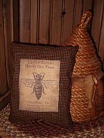 Honey Bee farm pillow tuck