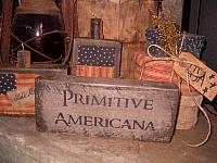 Primitive Americana shelf sitter
