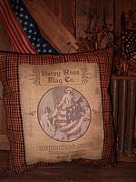 Betsy Ross Flag Co patch pillow
