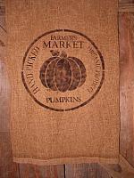 Farmer's Market pumpkins towel
