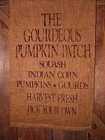Olde Gourdgeous pumpkin patch towel