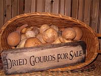 Dried Gourds for sale shelf sitter