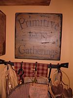Primitive gatherings 1809 sign