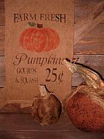 Farm Fresh Pumpkins 25c towel