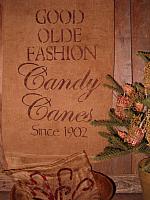 Good Olde Fashioned Candy Canes towel