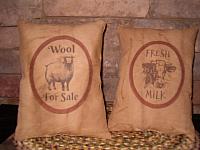 Wool or Milk print items