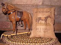 The Black Horse Inn and Stable print items
