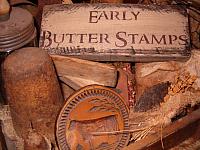 Early Butter stamps shelf sitter