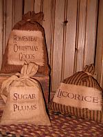 Primitive Winter ditty bags