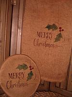Merry Christmas Holly Leaves items