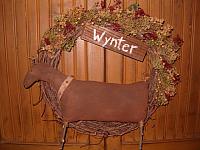 Wynter reindeer wreath