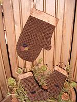 Brown and Black honeycomb woolens