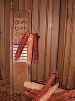 Dried corn cobs grater