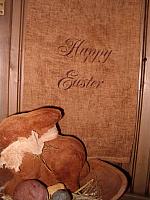 Happy Easter floursack towel