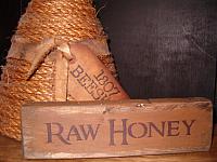 Raw Honey shelf sitter