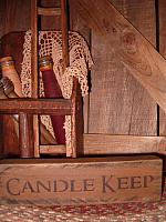 Candle Keep shelf sitter
