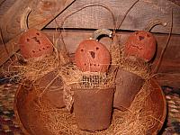 Pumpkin doll buckets