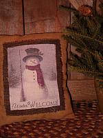 Winter Welcome snowman print items