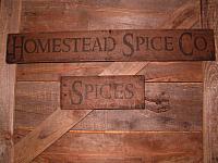 Homestead spice co signs